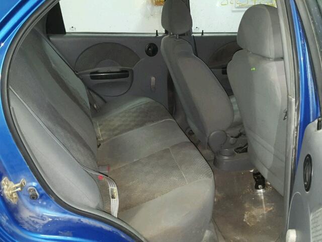 KL1TD52635B473426 - 2005 CHEVROLET AVEO BASE Mavi fotoğraf 6
