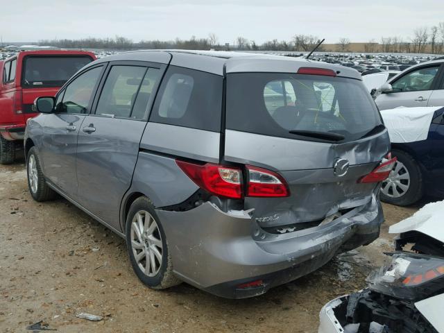 JM1CW2BL9F0187231 - 2015 MAZDA 5 SPORT SILVER photo 3