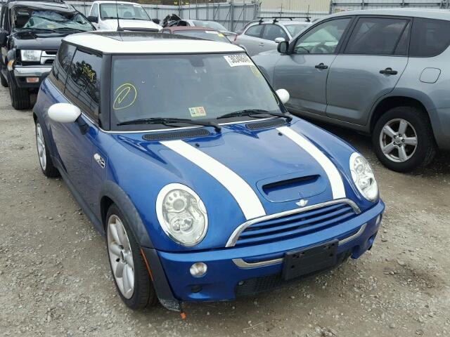 WMWRE33516TJ34179 - 2006 MINI COOPER S BLUE photo 1