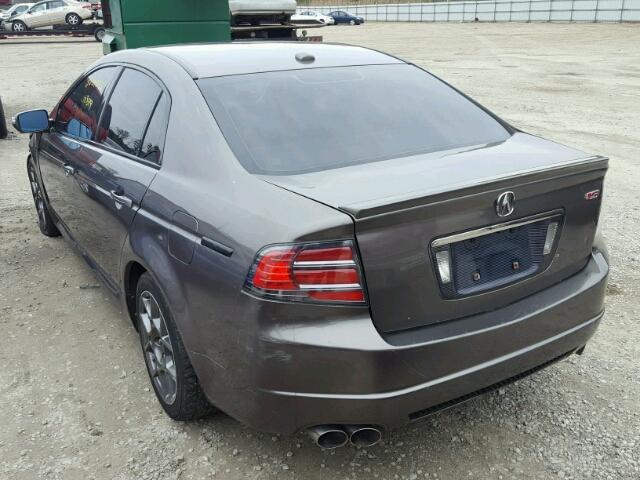 19UUA76568A035143 - 2008 ACURA TL TYPE S GRAY photo 3