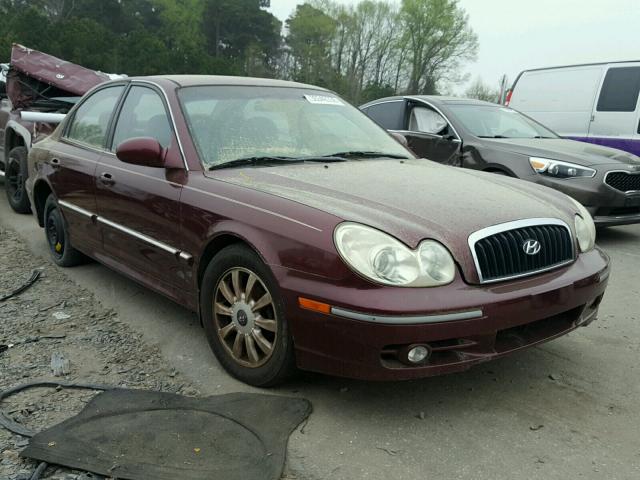 KMHWF35H93A867769 - 2003 HYUNDAI SONATA GLS BURGUNDY photo 1