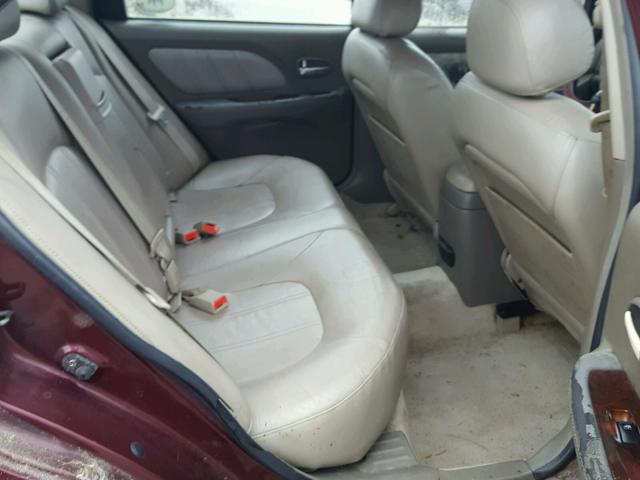 KMHWF35H93A867769 - 2003 HYUNDAI SONATA GLS BURGUNDY photo 6