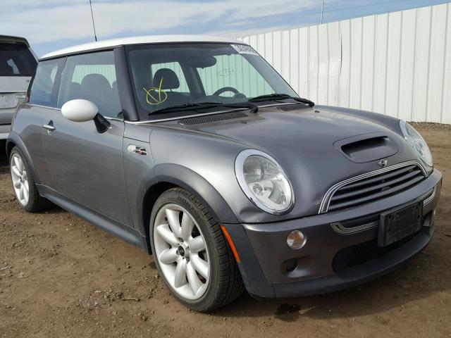 WMWRE334X4TD89386 - 2004 MINI COOPER S GRAY photo 1