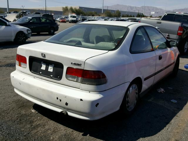 1HGEJ6223XL055069 - 1999 HONDA CIVIC DX WHITE photo 4