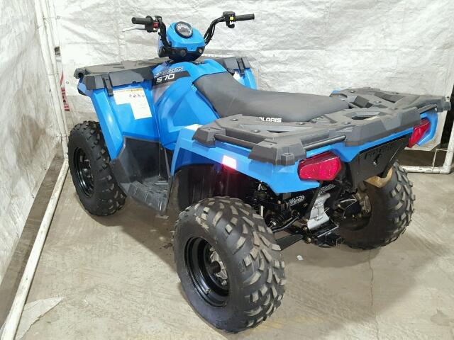 4XASEE572GA264197 - 2016 POLARIS SPORTSMAN BLUE photo 3