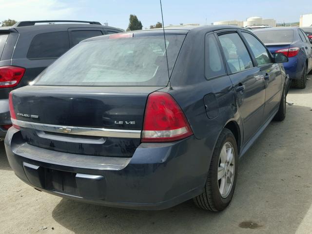 1G1ZT64845F184793 - 2005 CHEVROLET MALIBU MAX 蓝色 照片 4