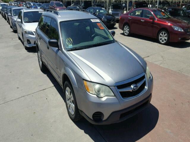 4S4BP60C387325984 - 2008 SUBARU OUTBACK GRAY photo 1