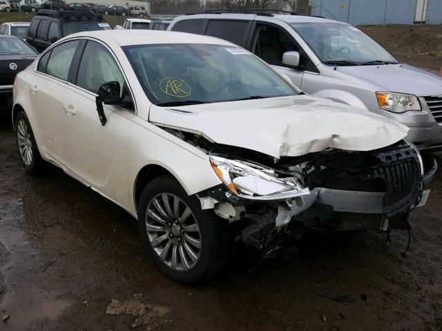 2G4GR5EK4C9110776 - 2012 BUICK REGAL CREAM photo 1