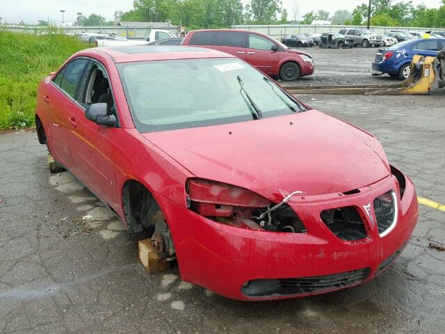 1G2ZG58N274128280 - 2007 PONTIAC G6 BASE RED photo 1