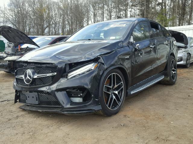 4JGED6EB3JA104044 - 2018 MERCEDES-BENZ GLE COUPE BLACK photo 2