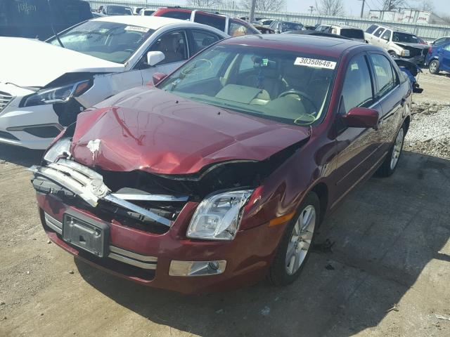 3FAHP081X6R116011 - 2006 FORD FUSION SEL RED photo 2