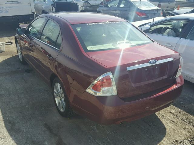 3FAHP081X6R116011 - 2006 FORD FUSION SEL RED photo 3