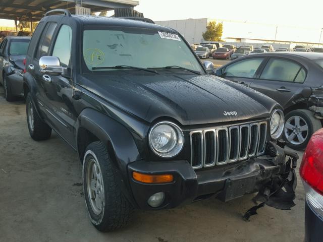 1J4GL58KX3W503801 - 2003 JEEP LIBERTY LI BLACK photo 1