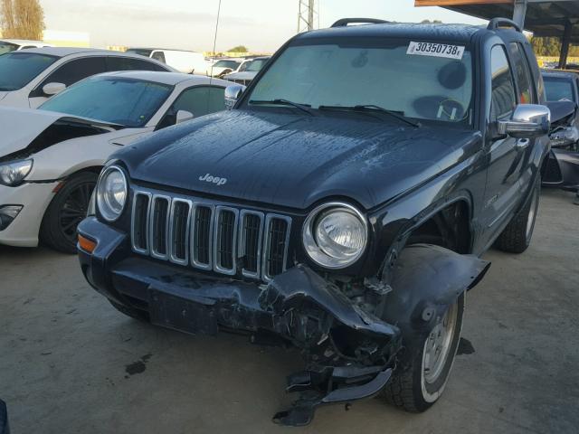 1J4GL58KX3W503801 - 2003 JEEP LIBERTY LI BLACK photo 2