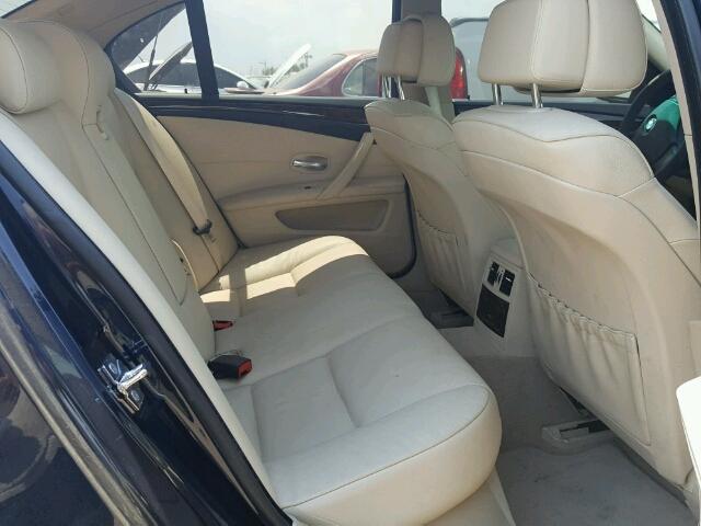 WBANV13548CZ52852 - 2008 BMW 528 BLUE photo 6