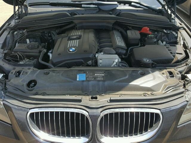 WBANV13548CZ52852 - 2008 BMW 528 BLUE photo 7