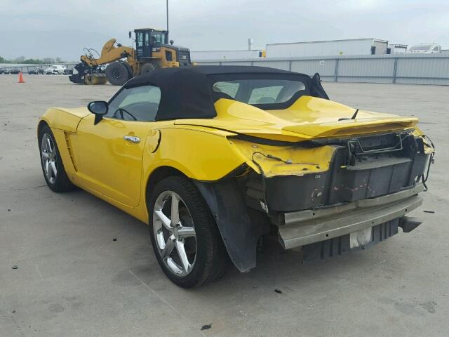 1G8MC35B58Y129136 - 2008 SATURN SKY YELLOW photo 3