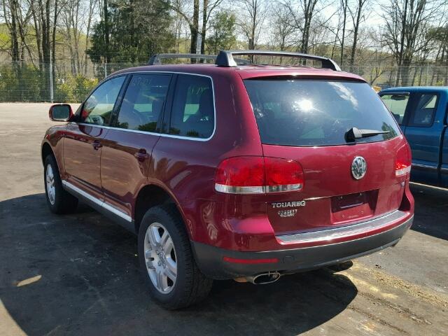 WVGCM77L04D059263 - 2004 VOLKSWAGEN TOUAREG 4. MAROON photo 3