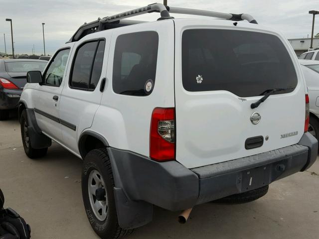 5N1DD28T33C628231 - 2003 NISSAN XTERRA XE WHITE photo 3