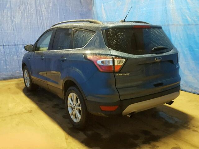 1FMCU9GD7JUB61935 - 2018 FORD ESCAPE SE BLUE photo 3