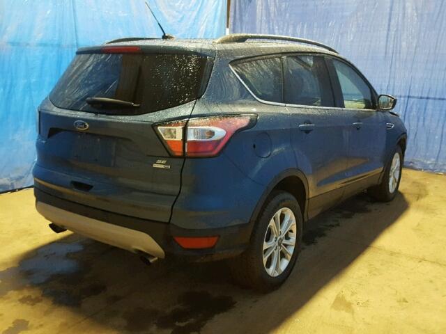 1FMCU9GD7JUB61935 - 2018 FORD ESCAPE SE BLUE photo 4