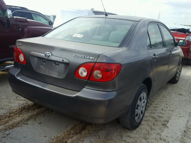 2T1BR32E46C691718 - 2006 TOYOTA COROLLA CE GRAY photo 4