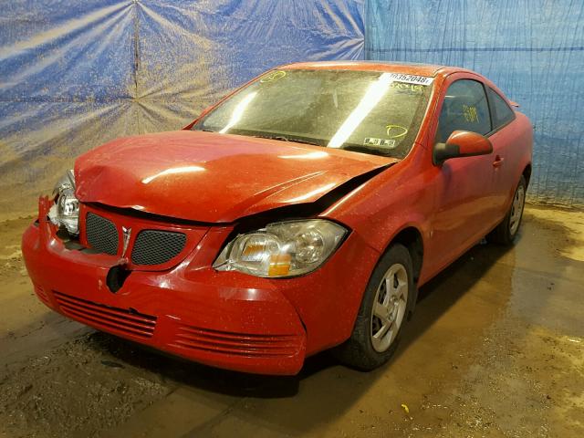 1G2AL18F787159759 - 2008 PONTIAC G5 RED photo 2