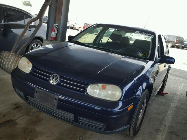 9BWGK61J334062174 - 2003 VOLKSWAGEN GOLF GLS BLUE photo 2