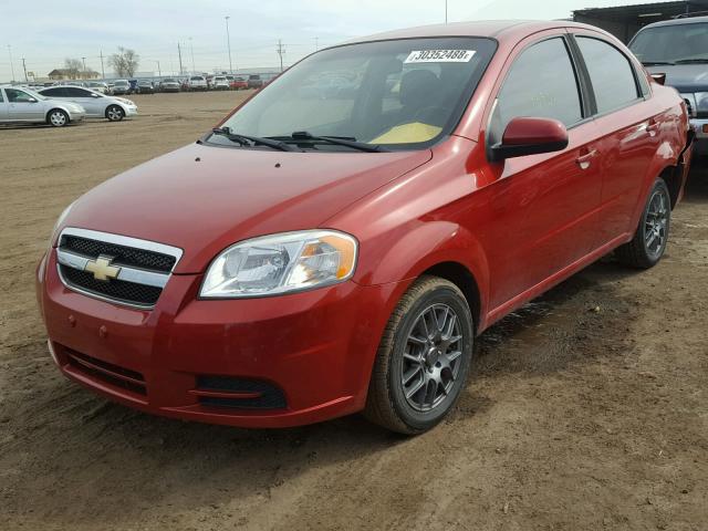 KL1TD5DE5BB112540 - 2011 CHEVROLET AVEO LS 红色 照片 2