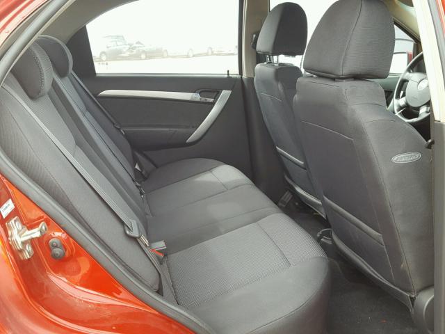 KL1TD5DE5BB112540 - 2011 CHEVROLET AVEO LS 红色 照片 6