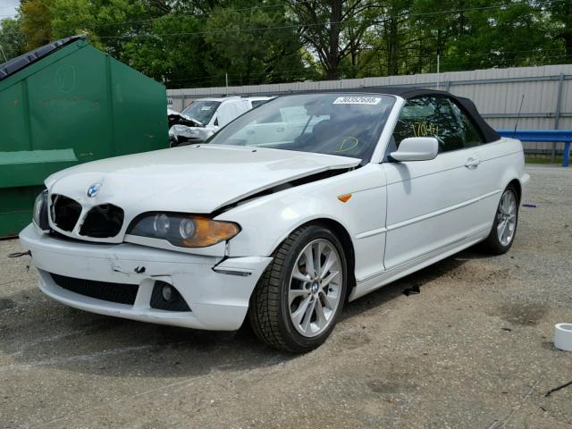 WBABW53434PJ94147 - 2004 BMW 330 CI WHITE photo 2