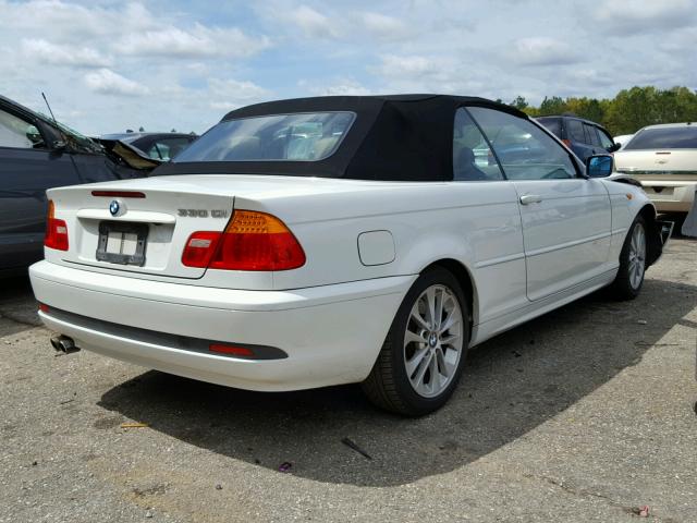 WBABW53434PJ94147 - 2004 BMW 330 CI WHITE photo 4