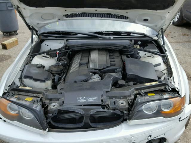 WBABW53434PJ94147 - 2004 BMW 330 CI WHITE photo 7