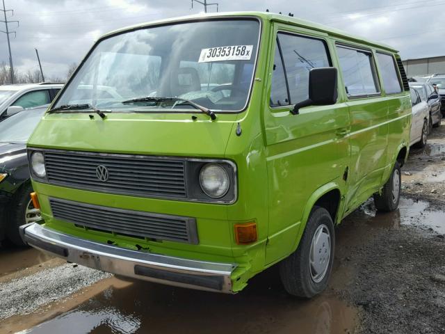 WV2YB0258EH109399 - 1984 VOLKSWAGEN VANAGON BU GREEN photo 2