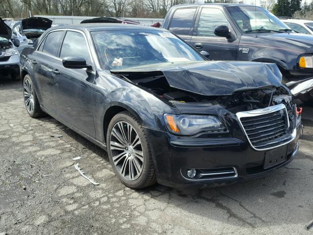 2C3CCABG1DH547269 - 2013 CHRYSLER 300 V6 BLACK photo 1