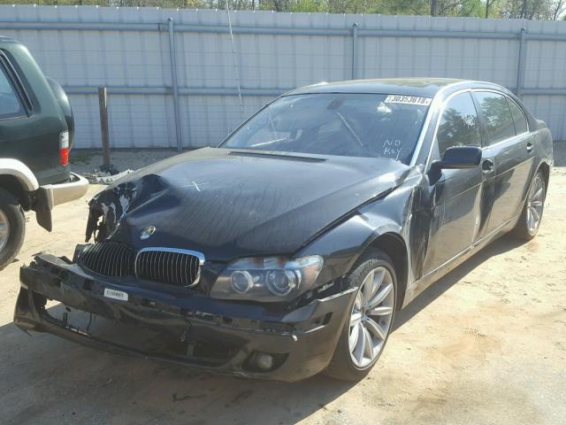 WBAHN83527DT70845 - 2007 BMW 750 BLACK photo 2