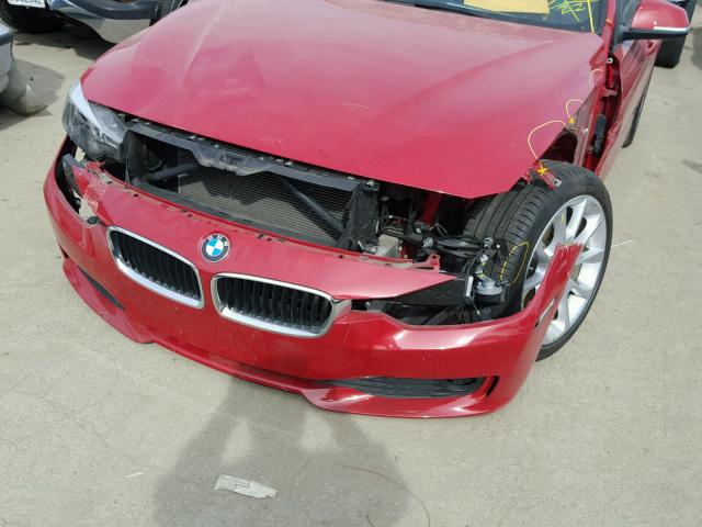 WBA3B1C57EF078541 - 2014 BMW 320 I RED photo 9