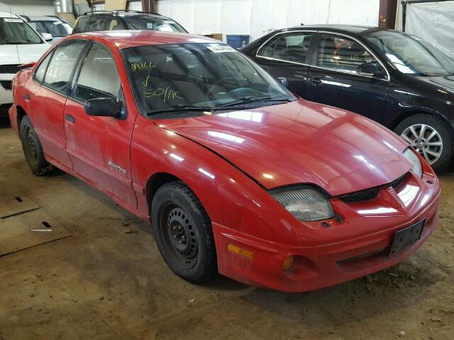 1G2JB524217308084 - 2001 PONTIAC SUNFIRE SE RED photo 1