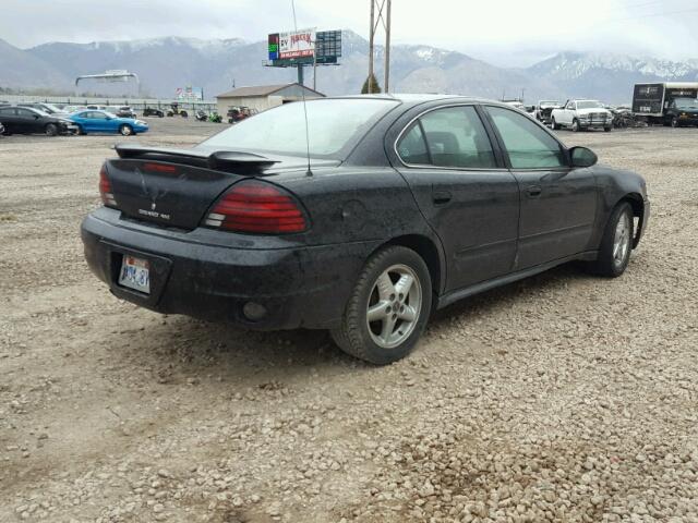 1G2NG52E14M528026 - 2004 PONTIAC GRAND AM S BLACK photo 4