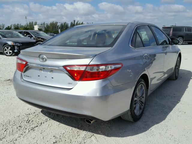 4T1BF1FK5FU488834 - 2015 TOYOTA CAMRY LE SILVER photo 4