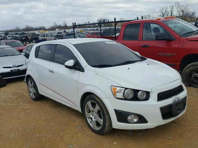 1G1JE6SBXE4131548 - 2014 CHEVROLET SONIC LTZ WHITE photo 1