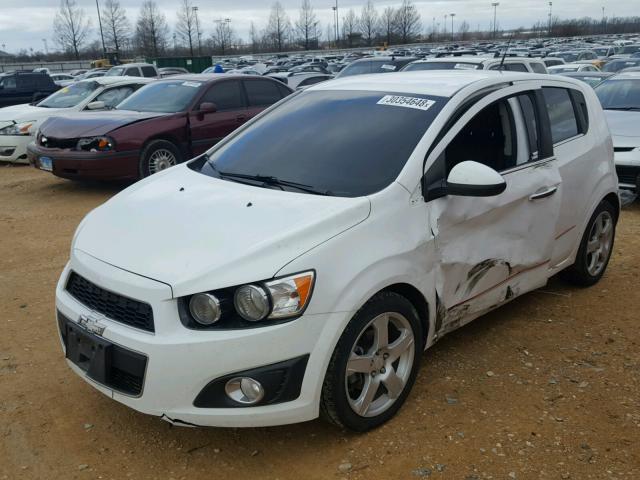 1G1JE6SBXE4131548 - 2014 CHEVROLET SONIC LTZ WHITE photo 9