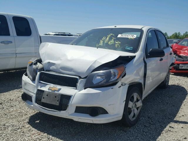 3G1TA5AF9GL109041 - 2016 CHEVROLET AVEO WHITE photo 2