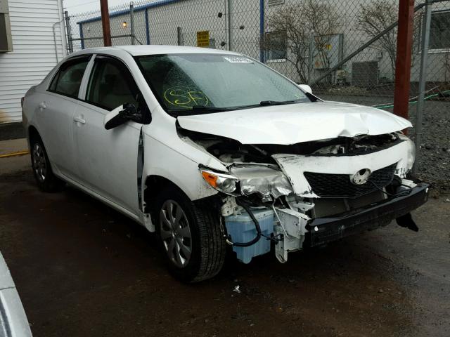 JTDBL40E399034266 - 2009 TOYOTA COROLLA BA WHITE photo 1