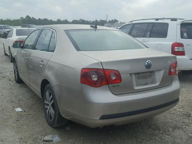 3VWDT71K86M783881 - 2006 VOLKSWAGEN JETTA TDI TAN photo 3