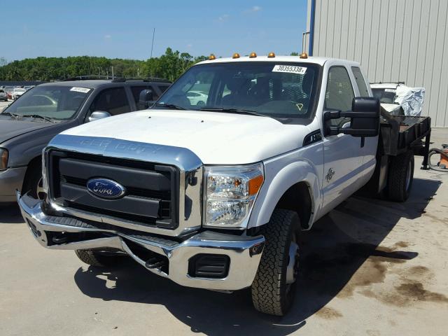 1FD8X3HT3GEB37358 - 2016 FORD F350 SUPER WHITE photo 2