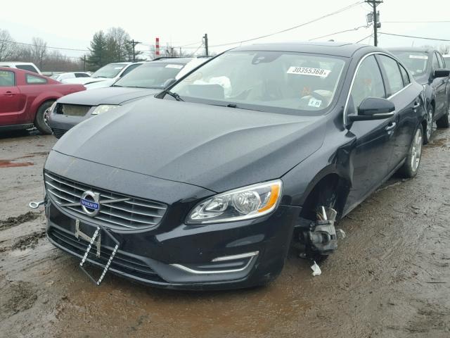 YV126MFK6G2395771 - 2016 VOLVO S60 PREMIE BLACK photo 2