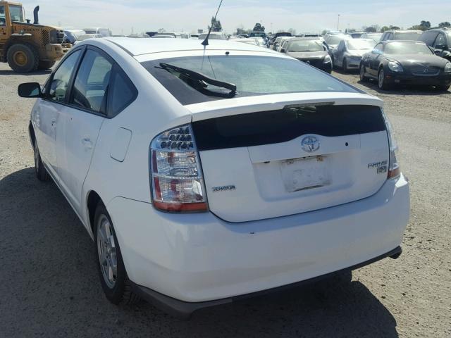 JTDKB20U983380161 - 2008 TOYOTA PRIUS WHITE photo 3