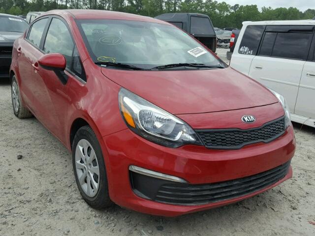 KNADM4A30H6044866 - 2017 KIA RIO LX Կարմիր լուսանկար 1