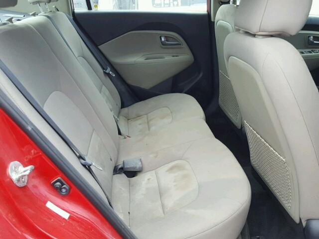 KNADM4A30H6044866 - 2017 KIA RIO LX Կարմիր լուսանկար 6